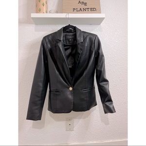 Marc New York Leather Blazer